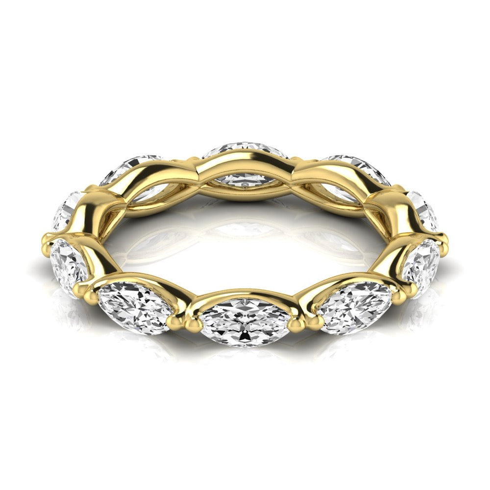 Marquise Eternity Band 3mm East West Marquise Eternity Band