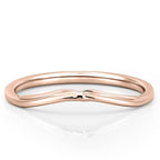 Bekah Band Curved Wedding Band