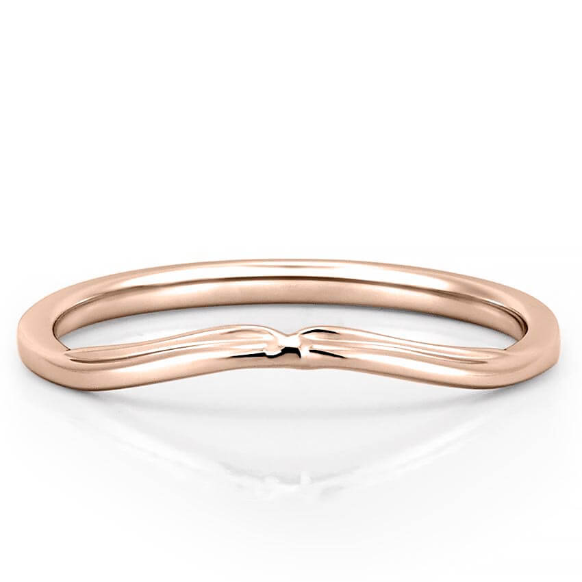 Bekah Band Curved Wedding Band