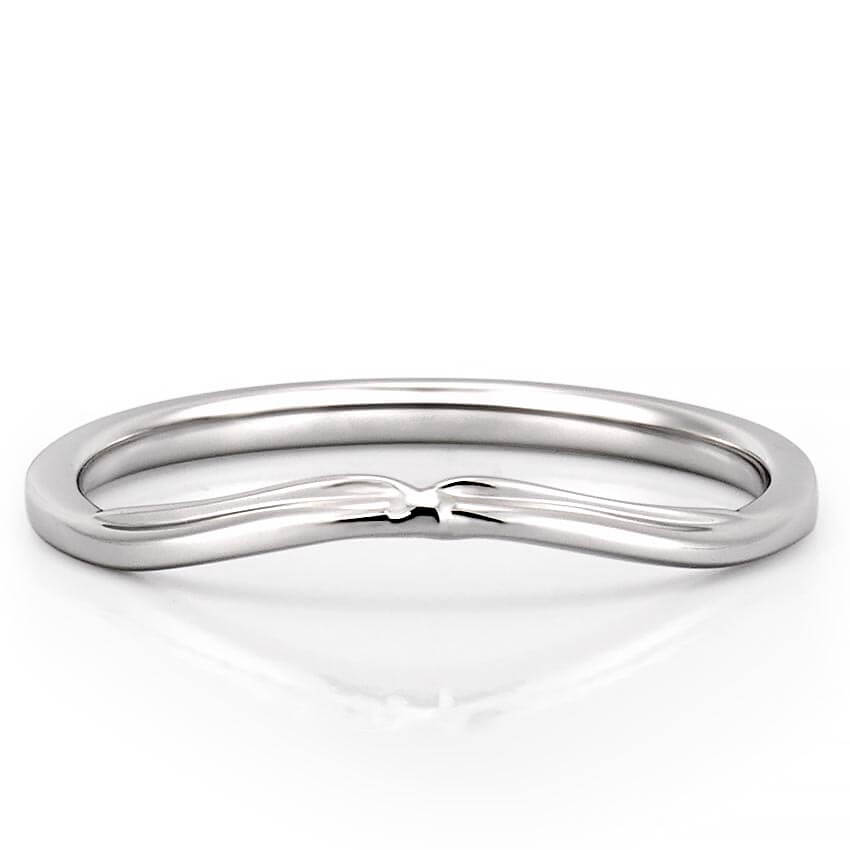 Bekah Band Curved Wedding Band
