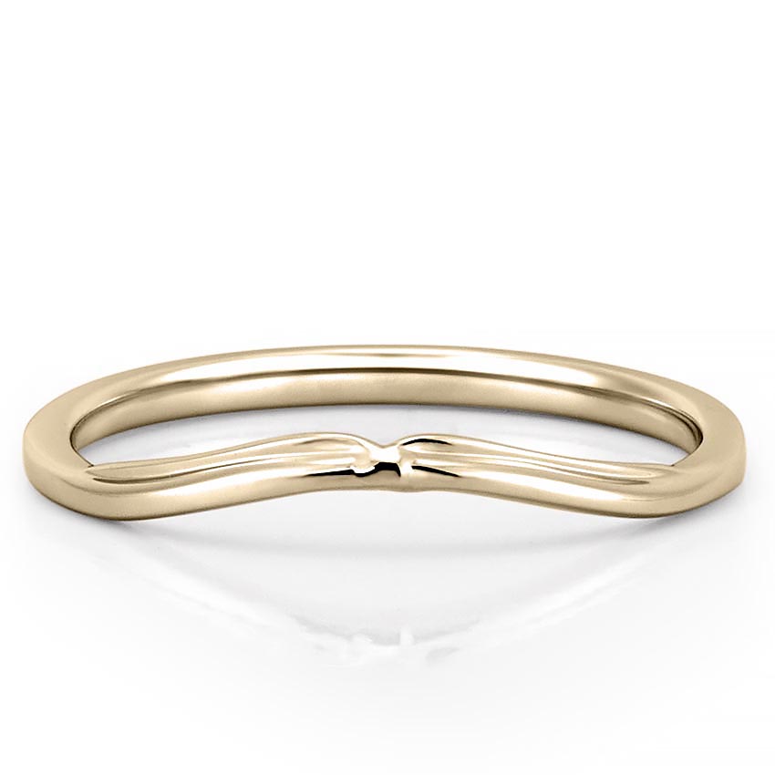 Bekah Band Curved Wedding Band