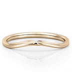 Bekah Band Curved Wedding Band