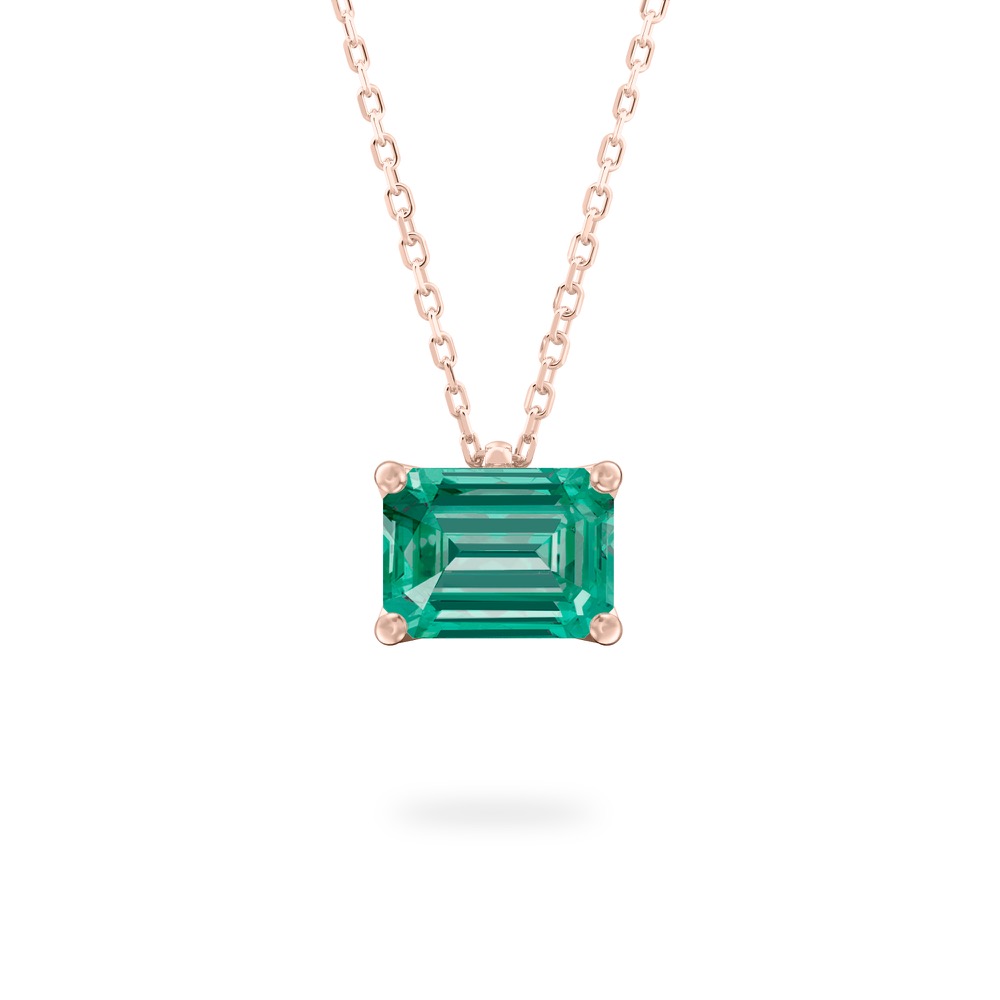 Green Sapphire Ripple Necklace