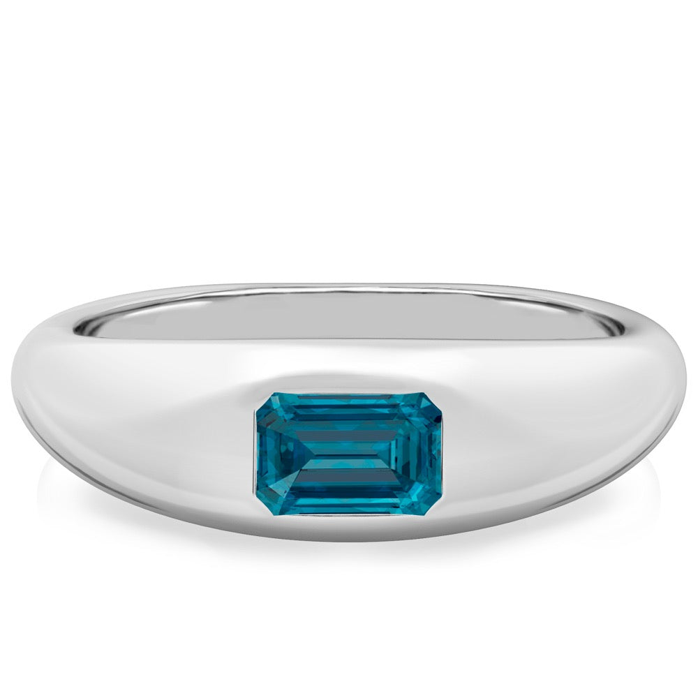 London Blue Topaz Dome Ring