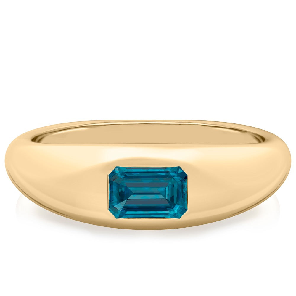 London Blue Topaz Dome Ring