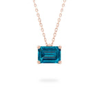London Blue Topaz Ripple Necklace