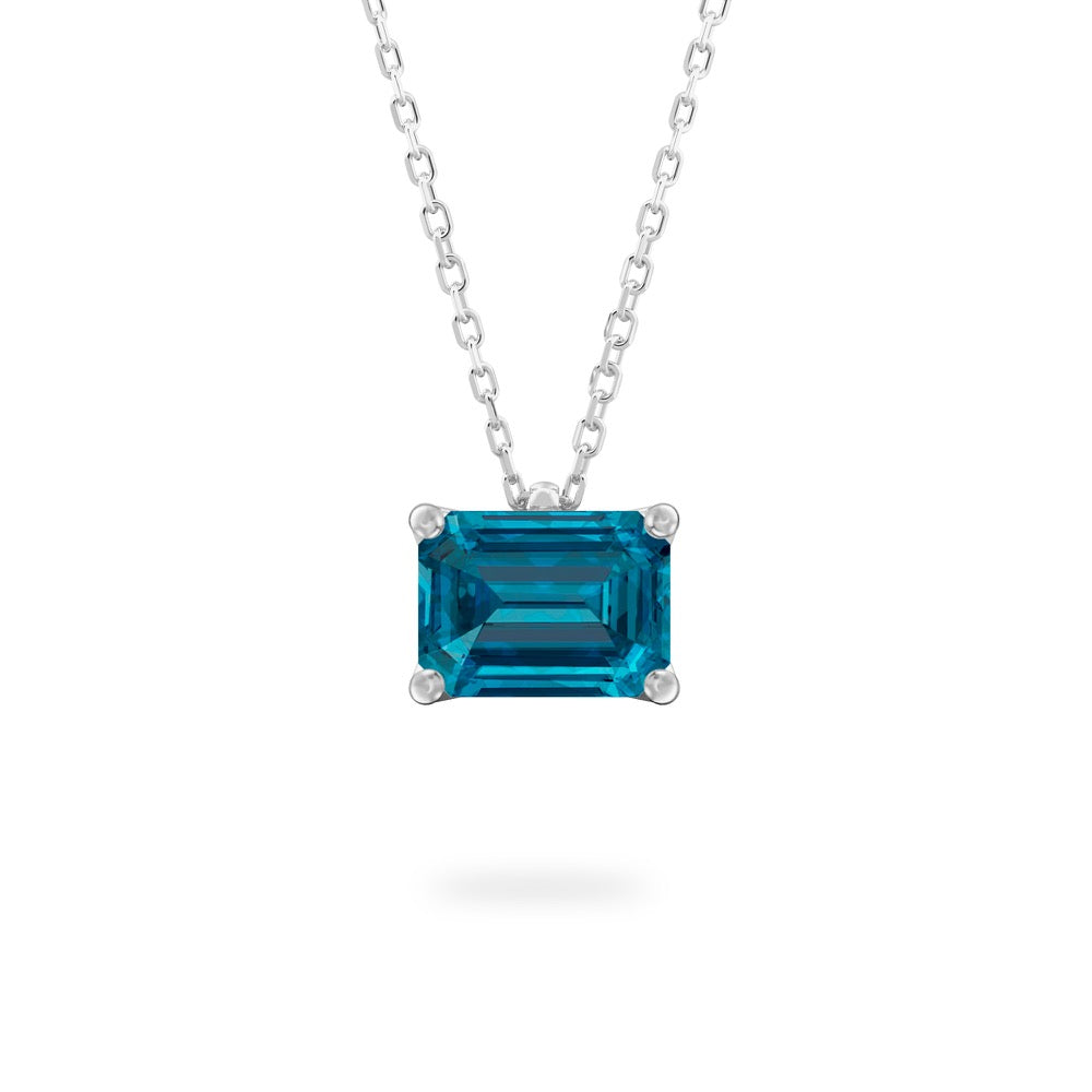 London Blue Topaz Ripple Necklace