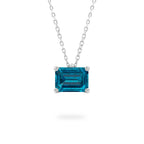 London Blue Topaz Ripple Necklace
