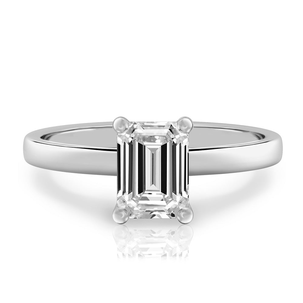 Anna Basket Setting Solitaire Engagement Ring