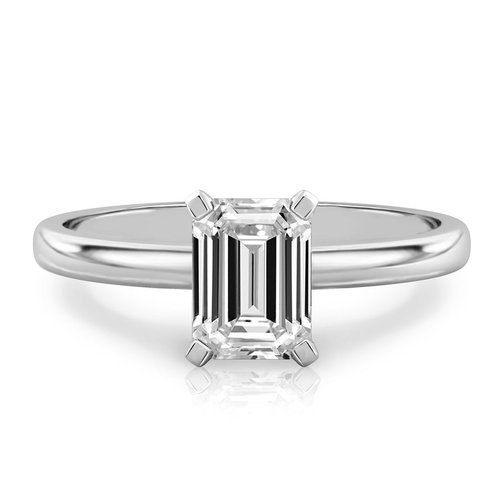 Asha Classic Solitaire Engagement Ring