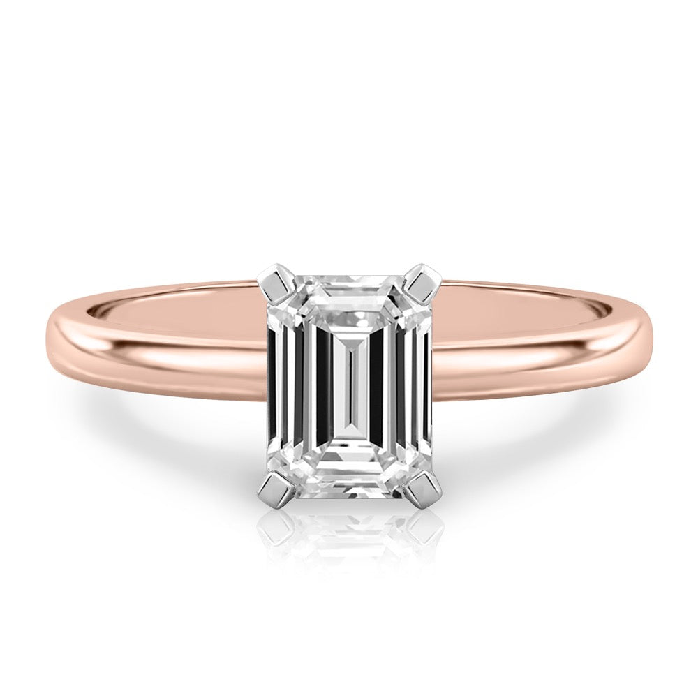 Asha Classic Solitaire Engagement Ring