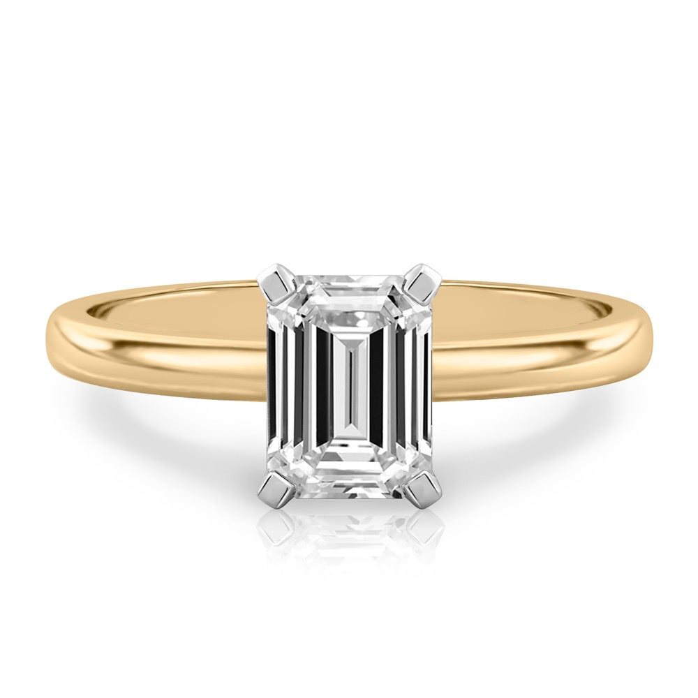 Asha Classic Solitaire Engagement Ring