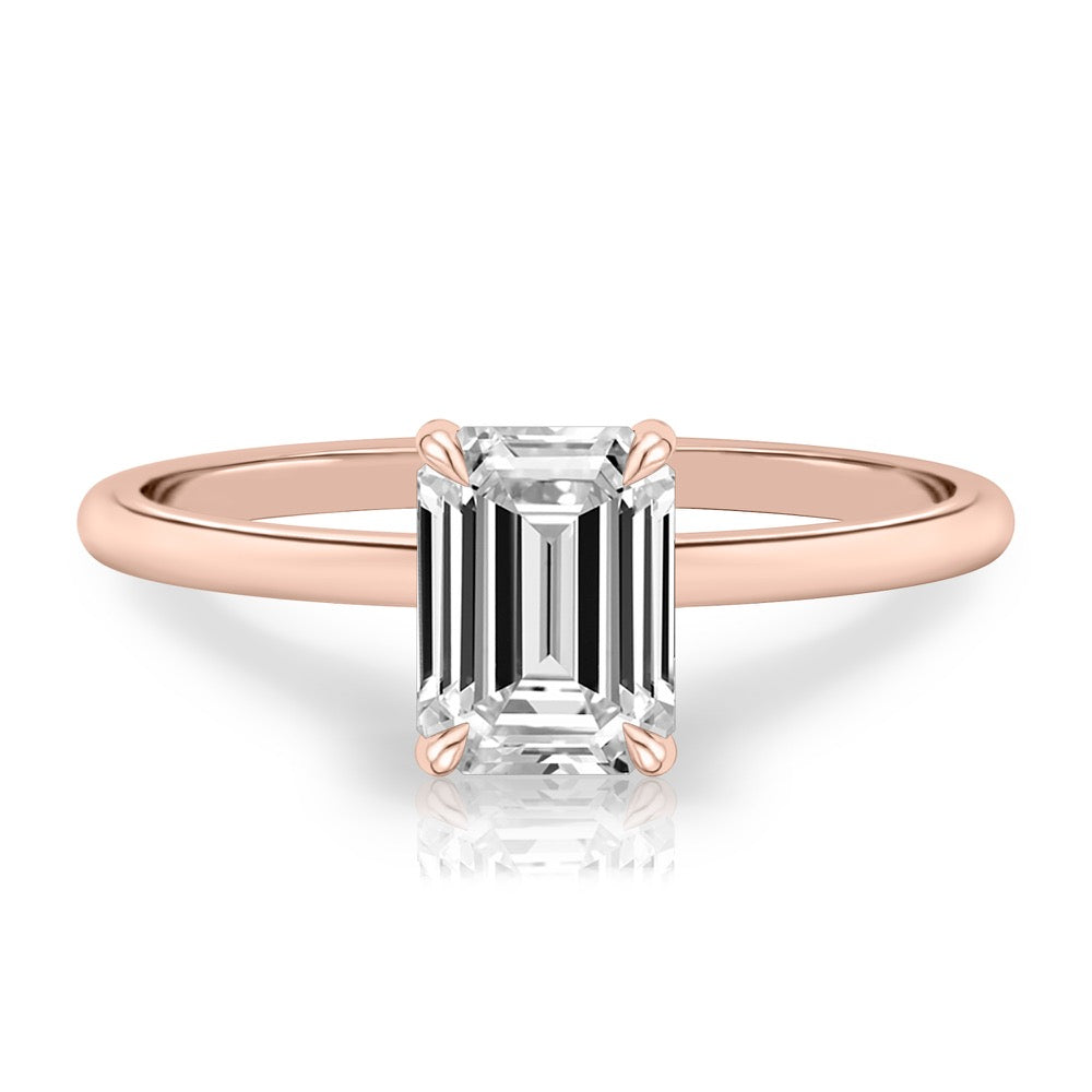 Mae Delicate Solitaire Engagement Ring