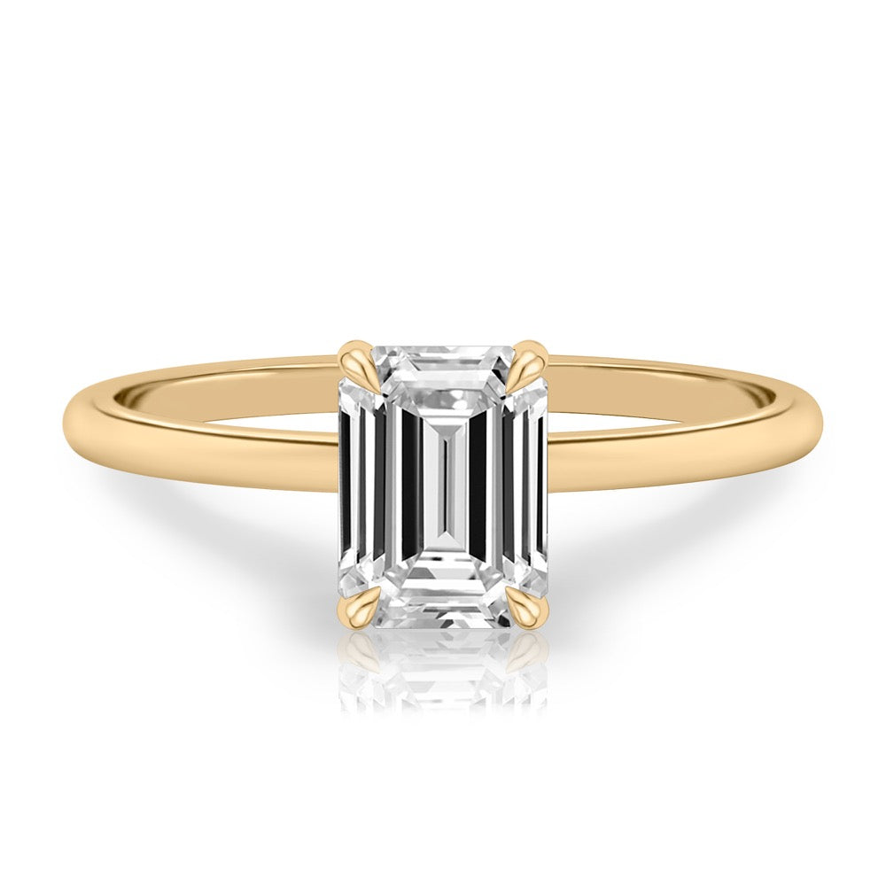 Mae Delicate Solitaire Engagement Ring