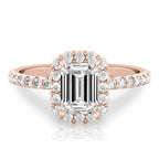Elsa Floral Inspired Halo Ring