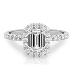 Elsa Floral Inspired Halo Ring