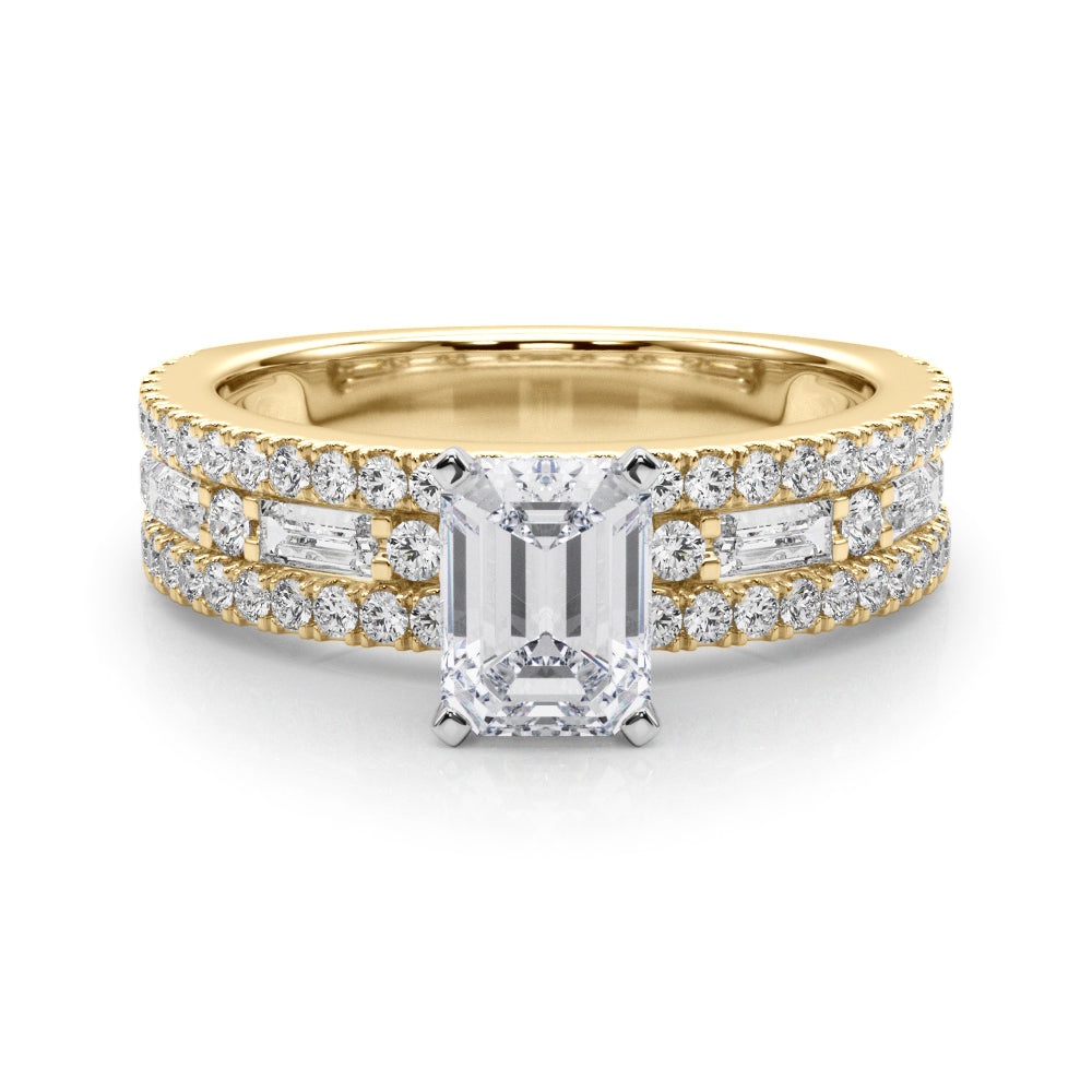 Monroe Triple Row Engagement Ring