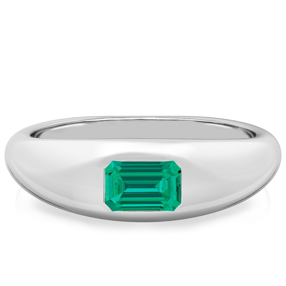 Emerald Dome Ring