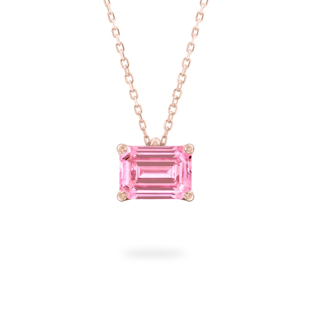 Pink Sapphire Ripple Necklace