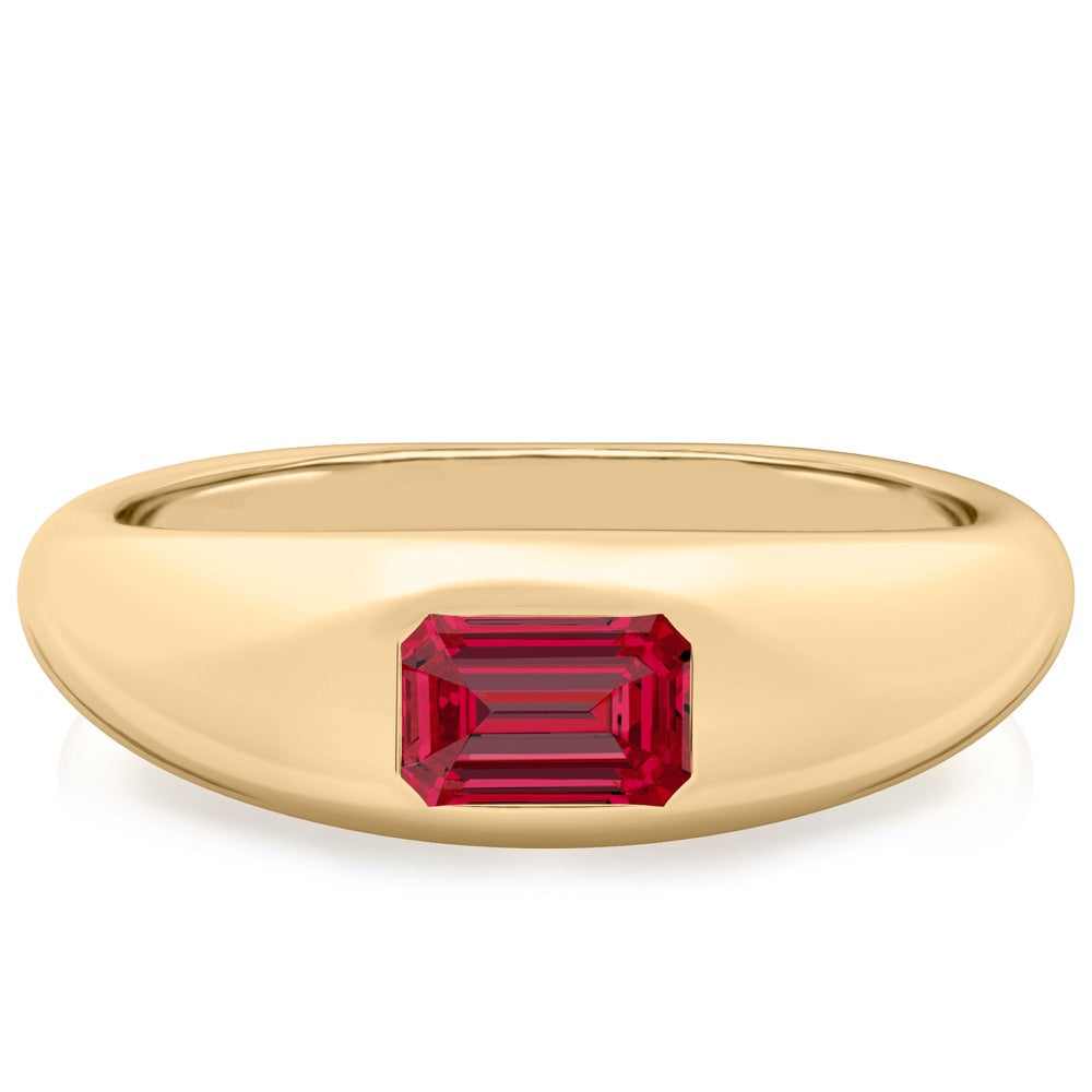 Ruby Dome Ring