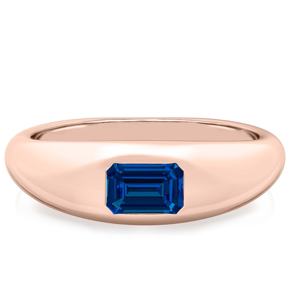 Sapphire Dome Ring