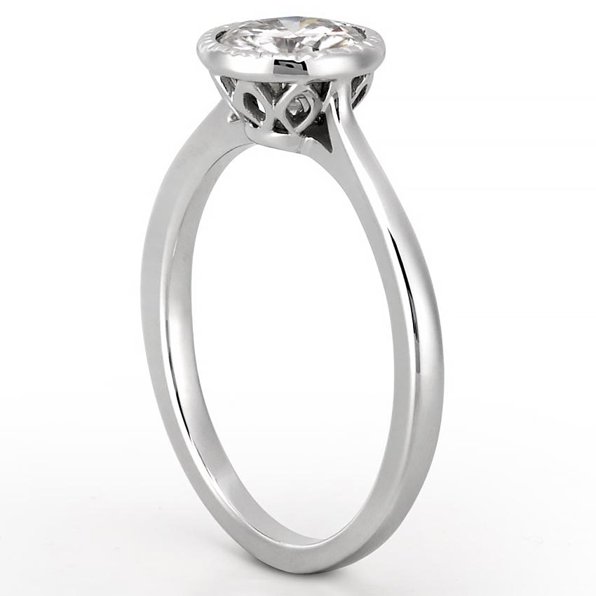 Callan Milgrain Bezel Engagement Ring