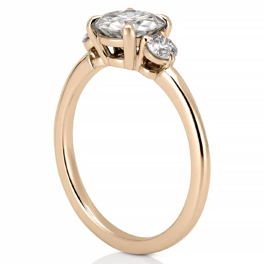 Everly Delicate Three Stone Engagement Ring