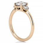 Everly Delicate Three Stone Engagement Ring