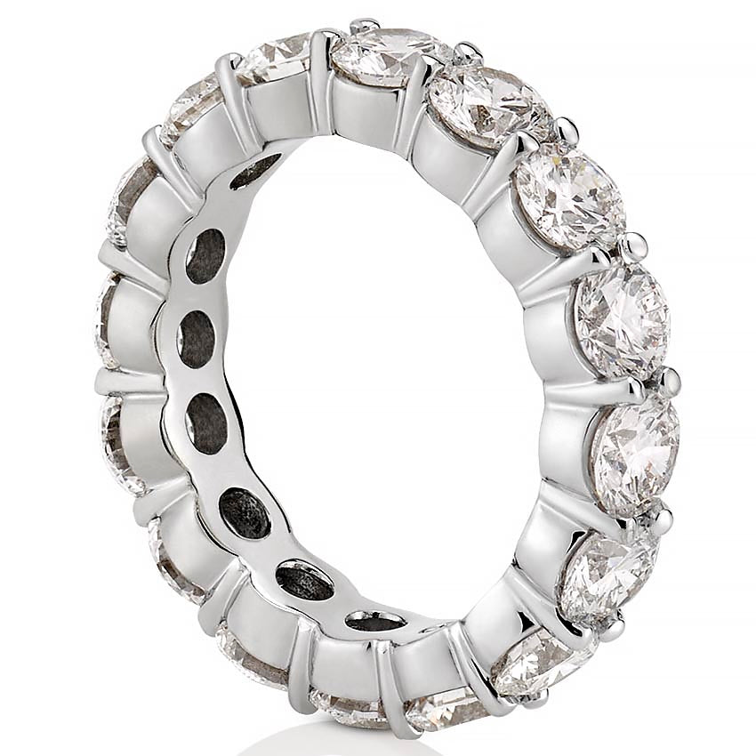 Lab Diamond Eternity Band (4mm) Round 4mm Lab Diamond Eternity Band