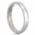 Women’s Inside Fingerprint Wedding Band