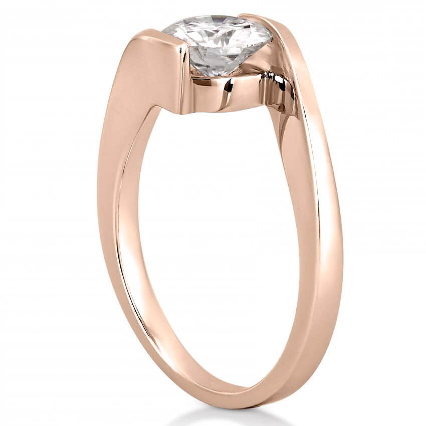 Floating Ring Floating Diamond Engagement Ring