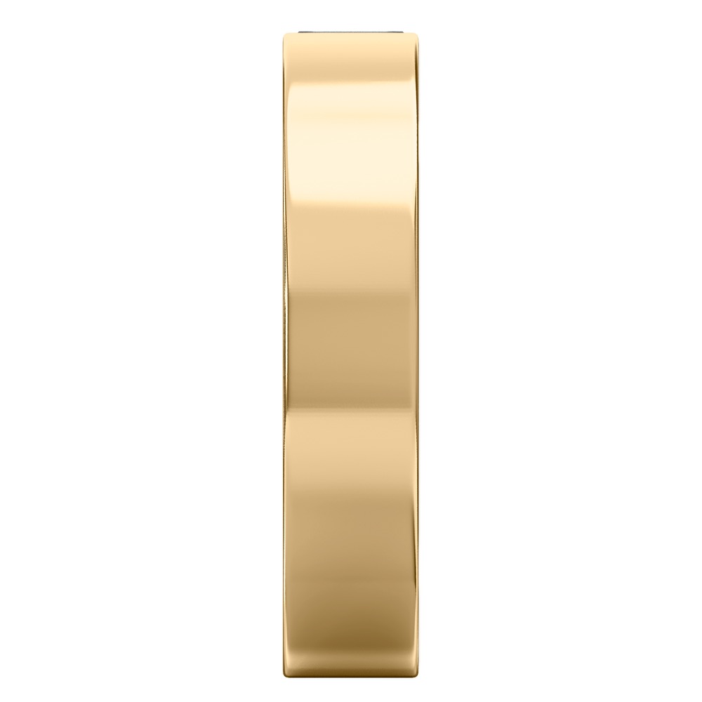Jasper Flush Baguette Diamond Wedding Band