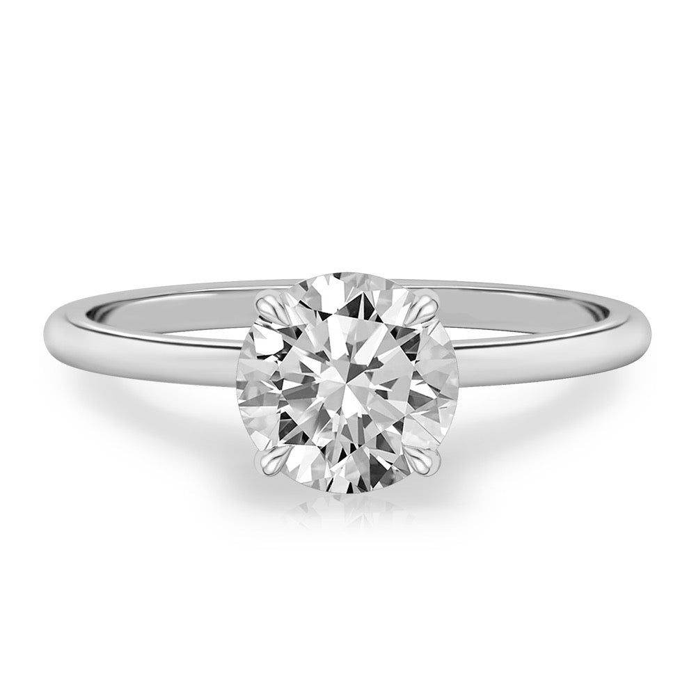 Mae Delicate Solitaire Engagement Ring