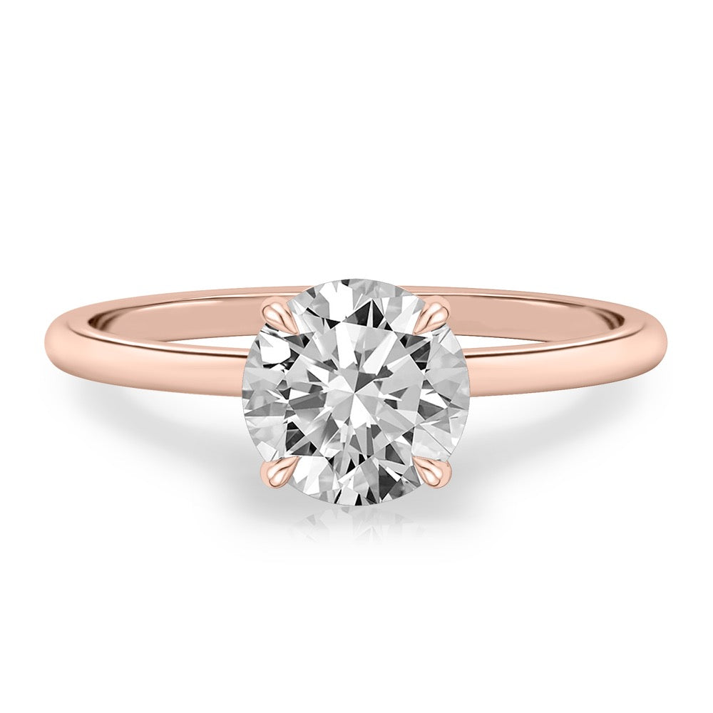 Mae Delicate Solitaire Engagement Ring
