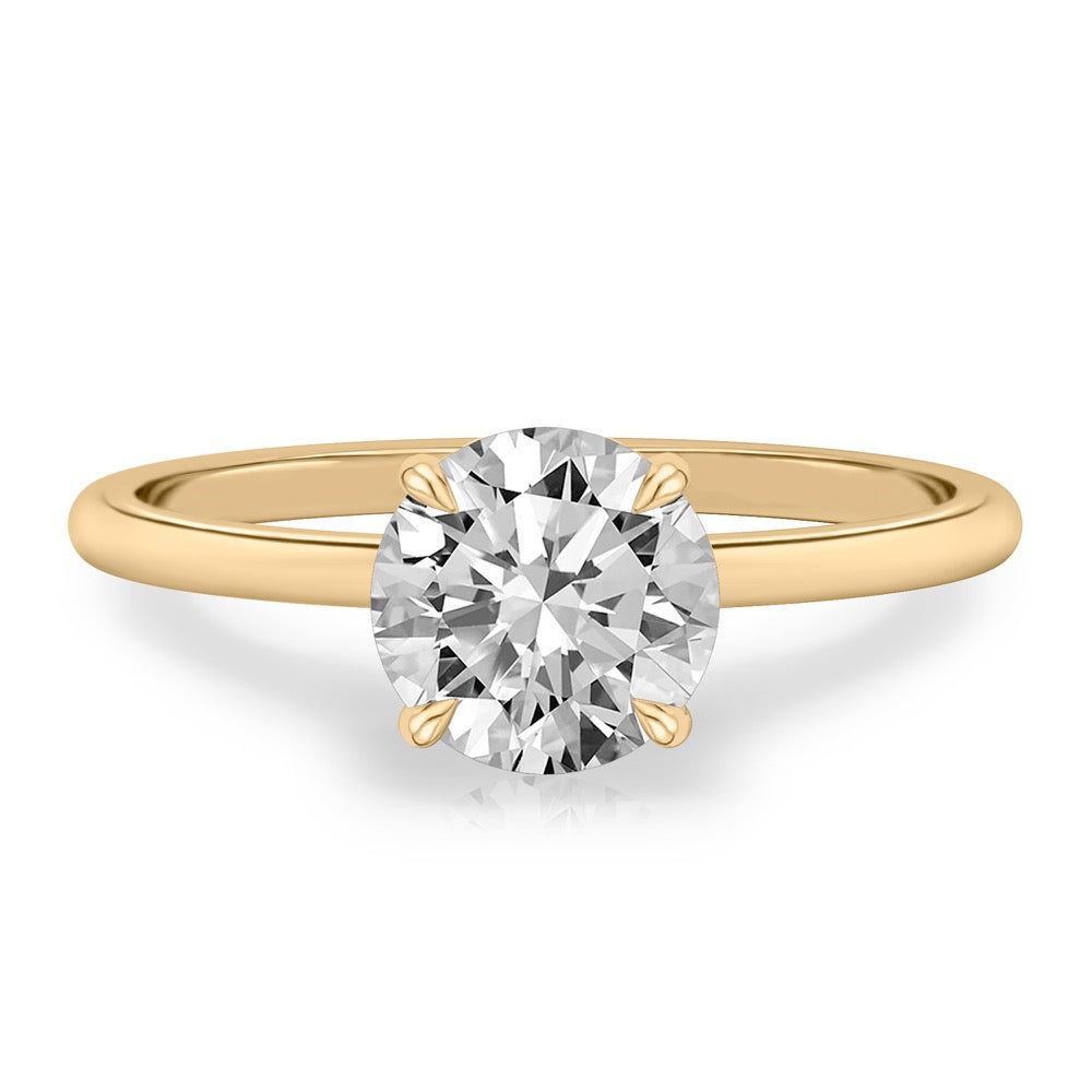 Mae Delicate Solitaire Engagement Ring