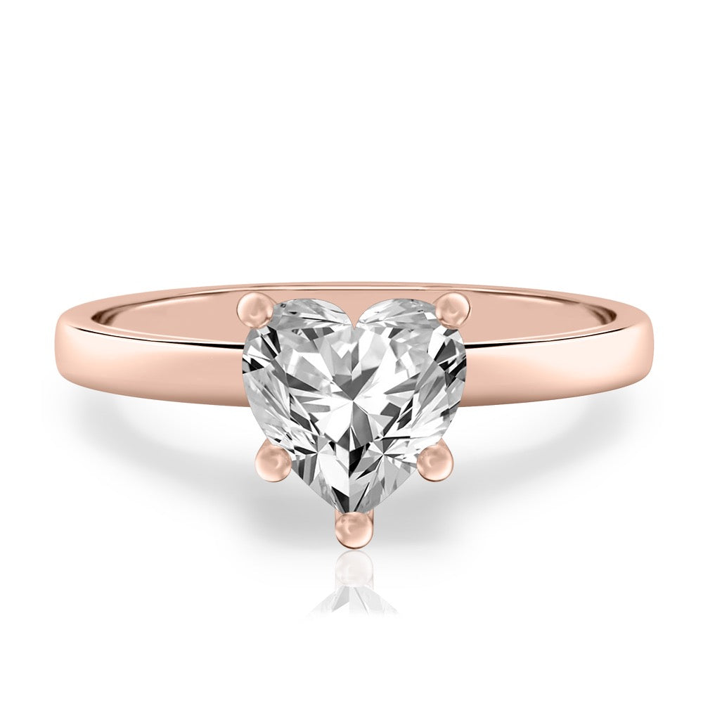Anna Basket Setting Solitaire Engagement Ring