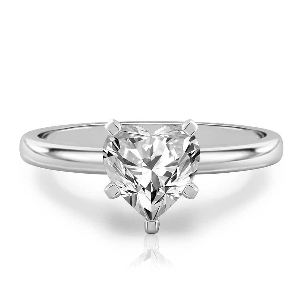 Asha Classic Solitaire Engagement Ring