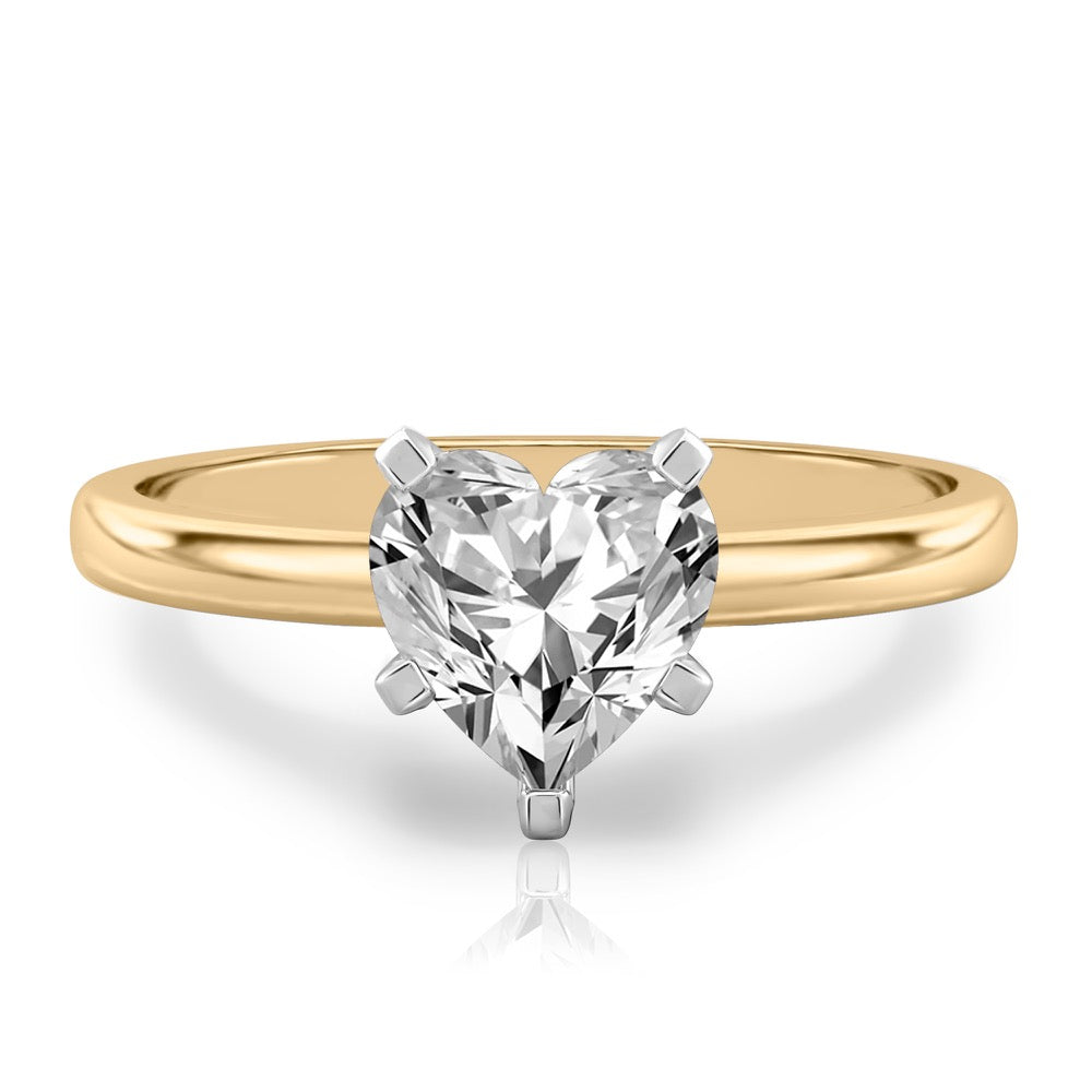 Asha Classic Solitaire Engagement Ring