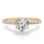 Celeste Pavé Hidden Halo Engagement Ring