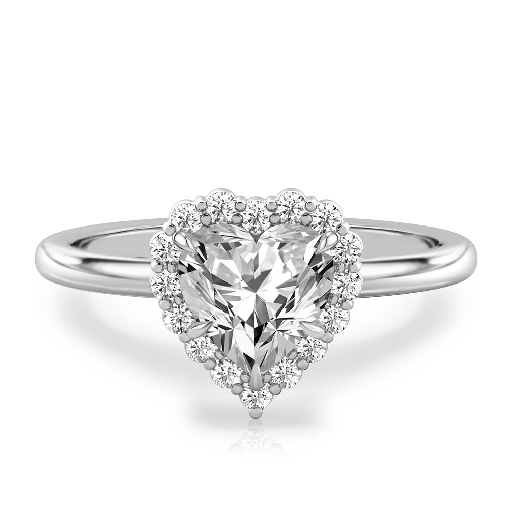 Elsa Floral Inspired Halo Ring