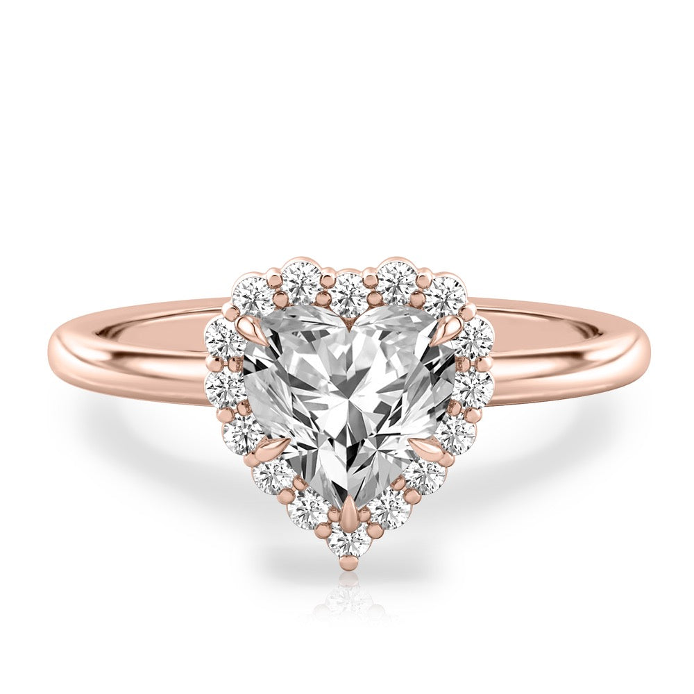 Elsa Floral Inspired Halo Ring