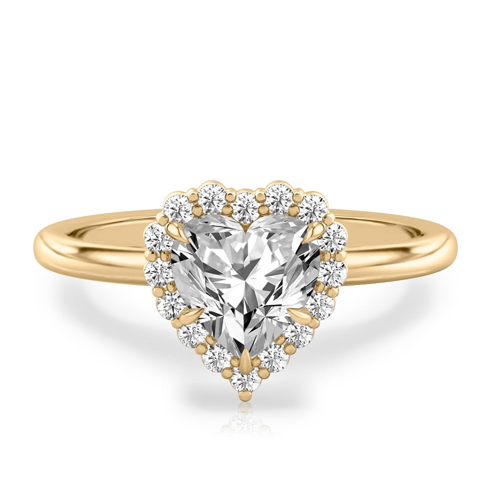 Elsa Floral Inspired Halo Ring