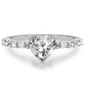 Lynn Marquise and Round Diamond Ring