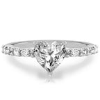 Lynn Marquise and Round Diamond Ring