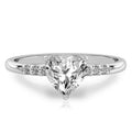 Audrey Six Diamond Pave Engagement Ring