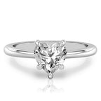 Cosette Pavé Bridge Engagement Ring