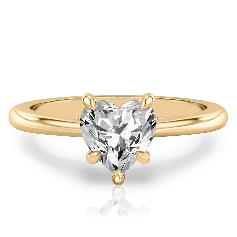 Cosette Pavé Bridge Engagement Ring