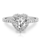 Elsa Floral Inspired Halo Ring
