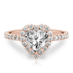 Elsa Floral Inspired Halo Ring