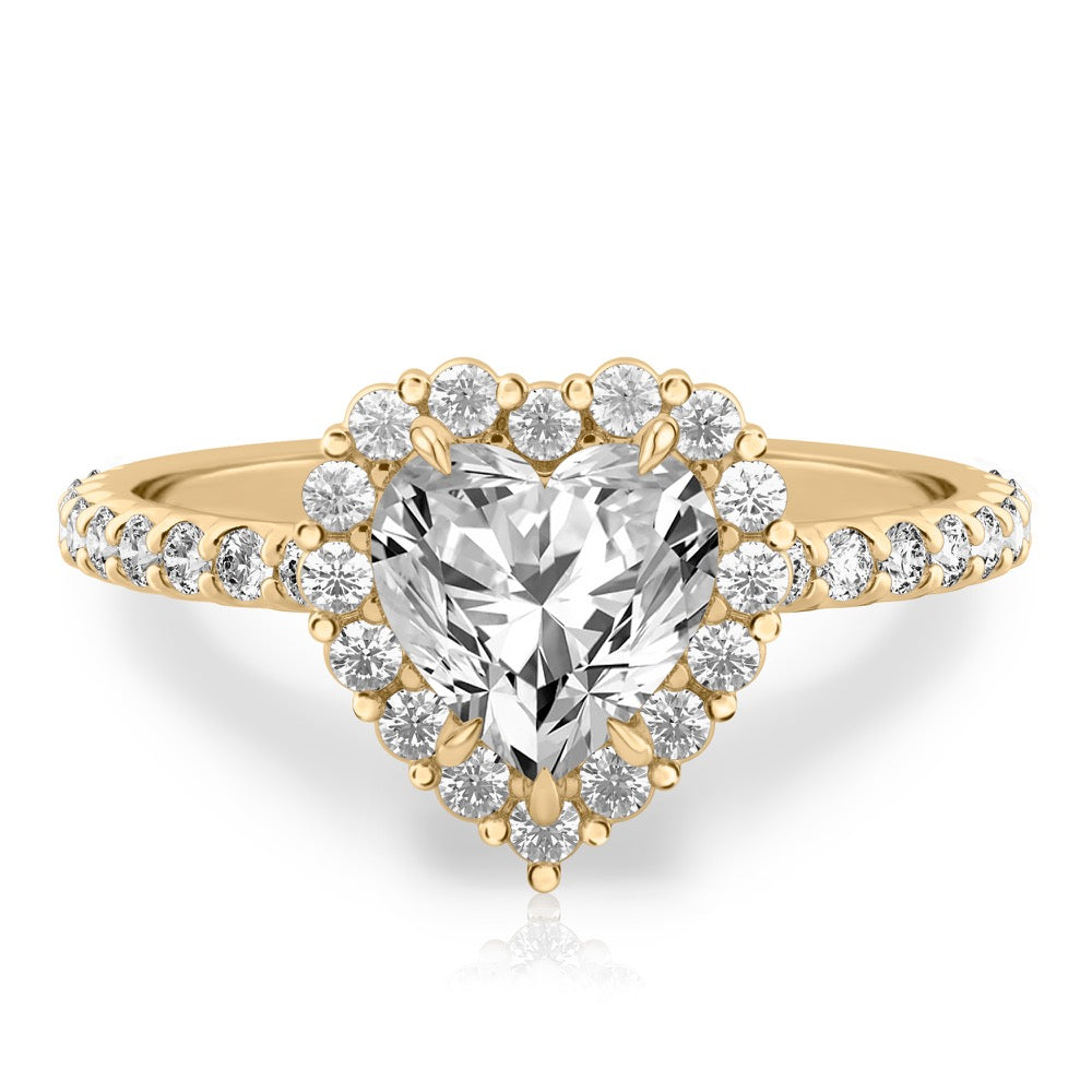 Elsa Floral Inspired Halo Ring